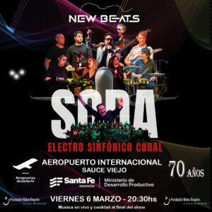 SODA ELECTRO SINFONICO CORAL Aeropuerto Internacional Sauce Viejo Santa Fe 2026